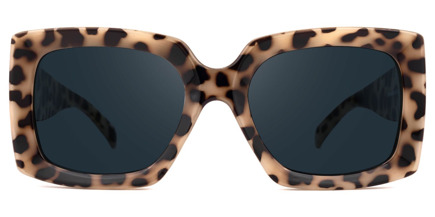 Yael Square Light-Tortoise Sunglasses | Zeelool Glasses0