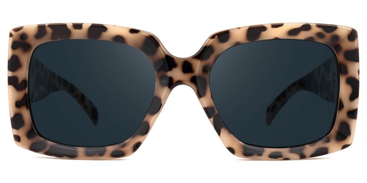 Yael Square Light-Tortoise Sunglasses