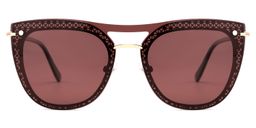 Hussain Clip-on Red Glasses0