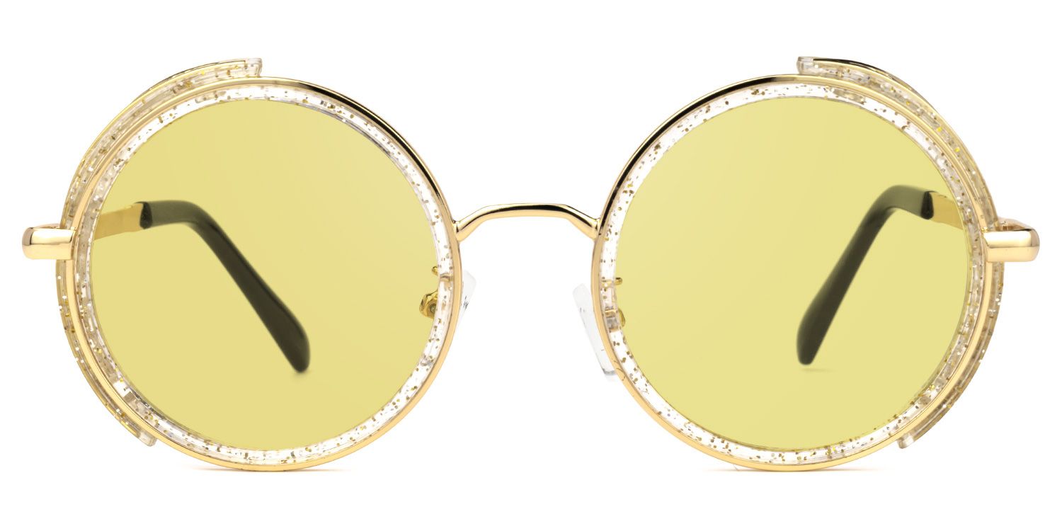 Alvarado Style Gold Frame Sunglasses | ZEELOOL