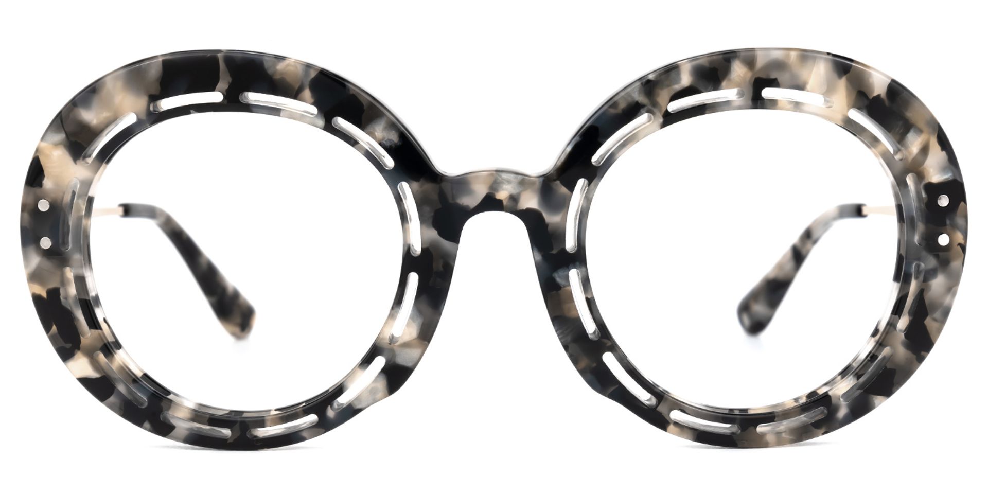Pastrana Round Marble Glasses | Zeelool Glasses0