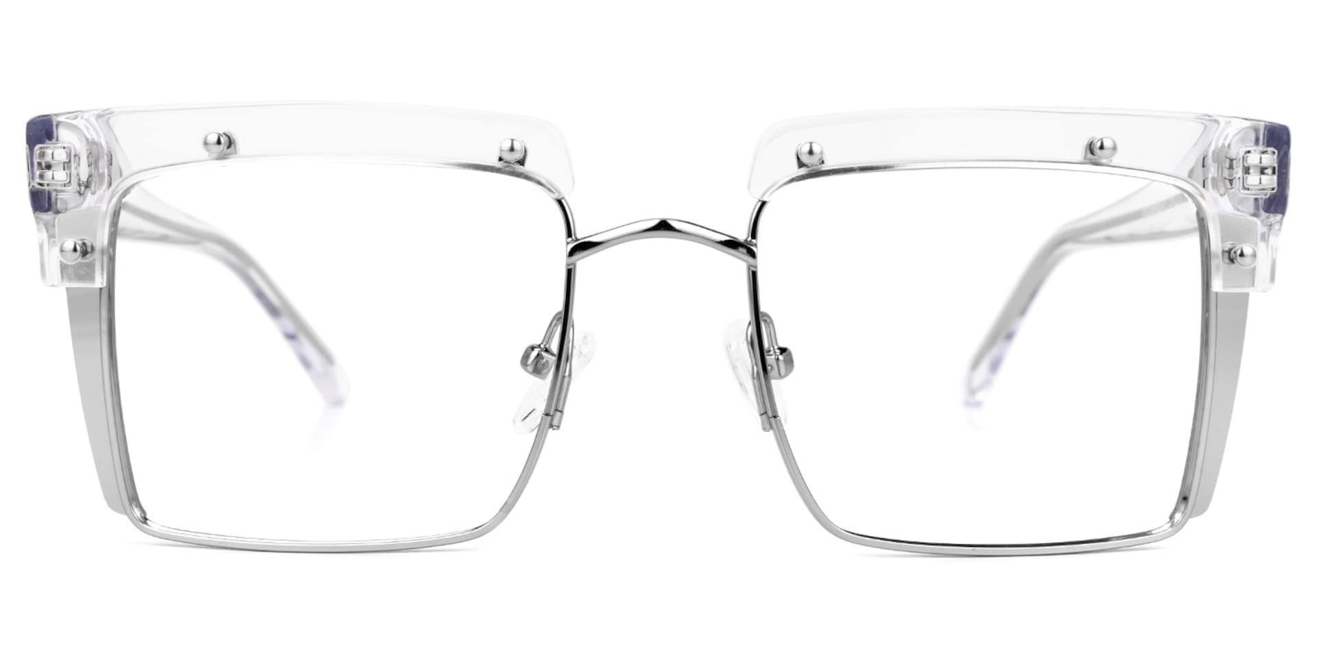 Kiana Square Crystal Frame Glasses | Zeelool Optical1