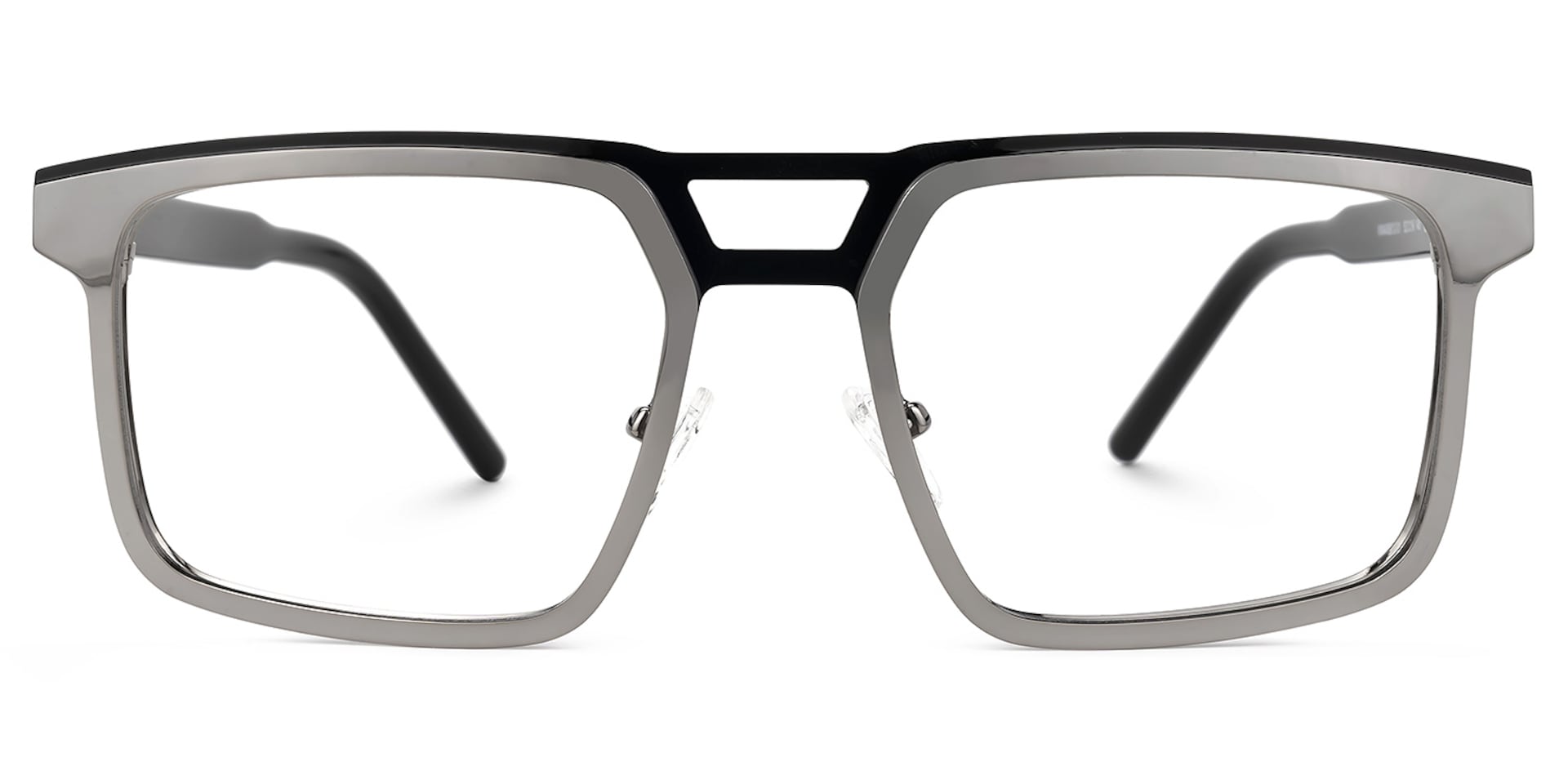 Wirtz Geometric Gray Glasses | Zeelool Glasses0