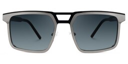 Wirtz Geometric Gray Sunglasses0