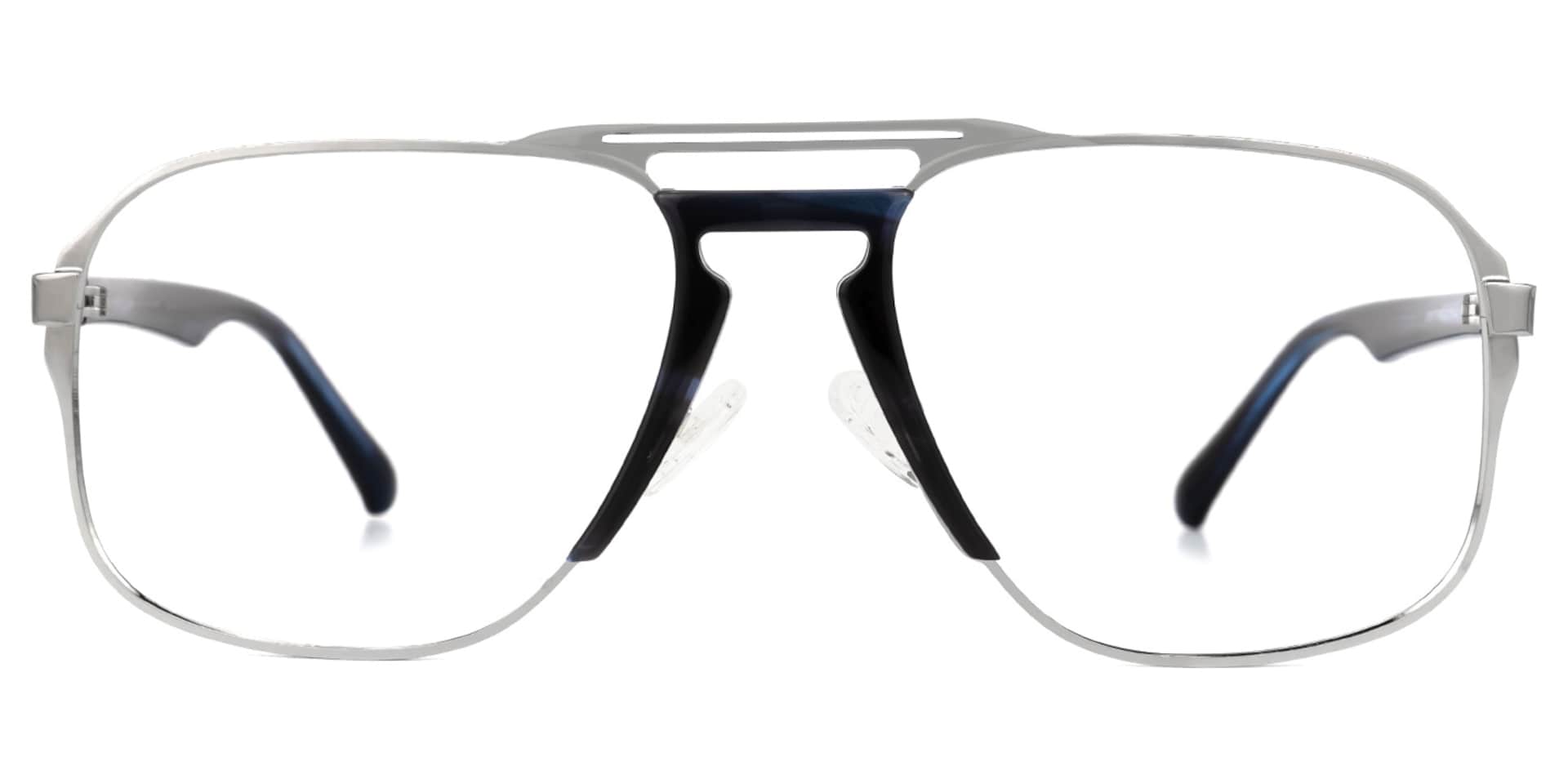 Mobilia Aviator Blue Glasses | Zeelool Glasses0