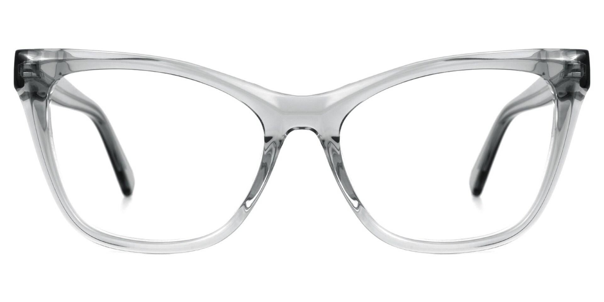 Raegan Cateye Gray Glasses | Zeelool Glasses0
