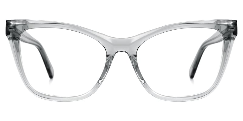 Raegan Cateye Gray Glasses | Zeelool Glasses0