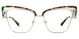 Benny Cateye Silver Glasses0
