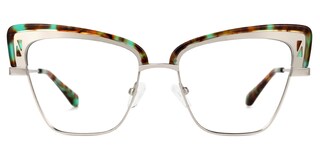 Benny Cateye Silver Glasses0