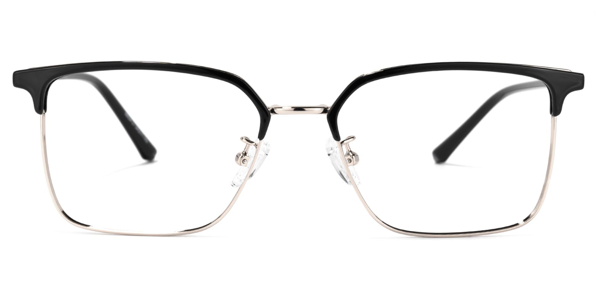 Hasan Square Black Glasses | Zeelool Glasses0