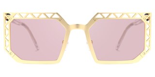 Adorno Square Gold Sunglasses0
