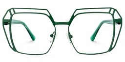 Murray Geometric Green Glasses0