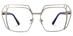 Murray Geometric Silver Glasses0