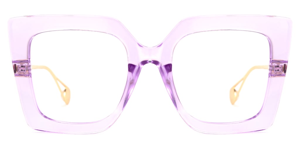 Qatar Square Light-Purple Glasses