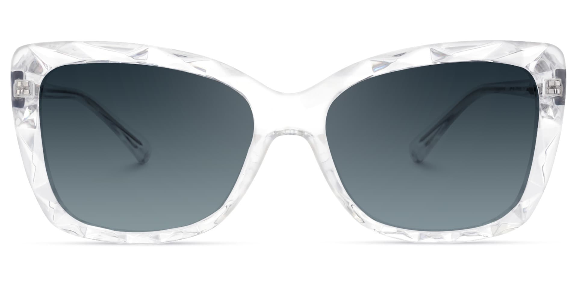 Edna Cateye Crystal Sunglasses | Zeelool Glasses0