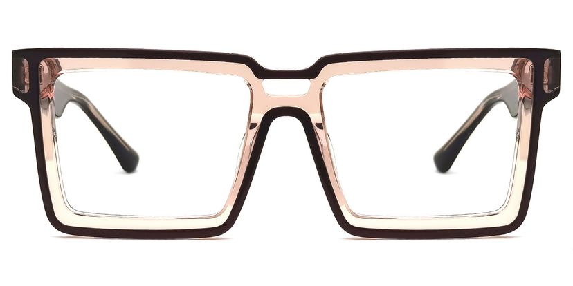 Milian Brown Square Glasses