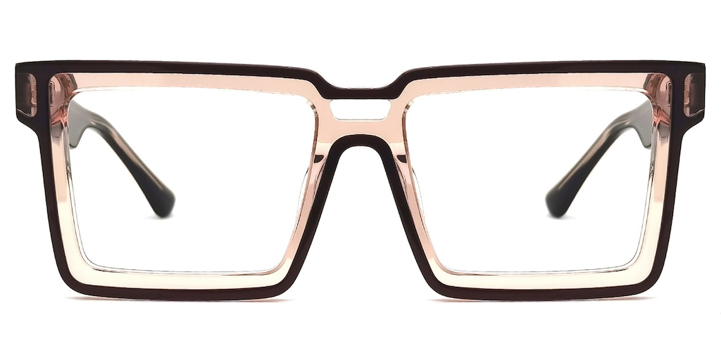 Milian Square Brown Glasses