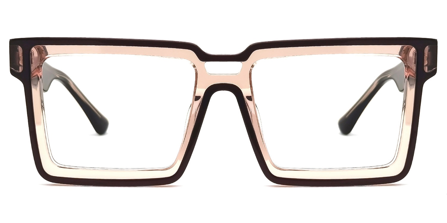 Milian Square Brown Glasses