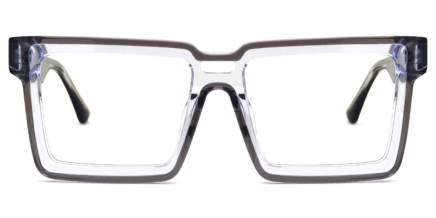 Cyber Spectacle Frame, Milian Gray Square Eyeglasses0