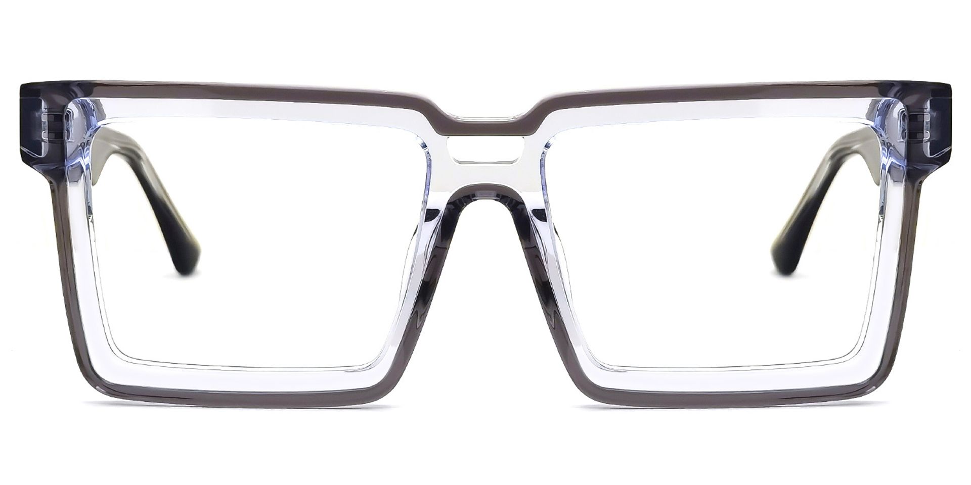 Cyber Spectacle Frame, Milian Gray Square Eyeglasses0