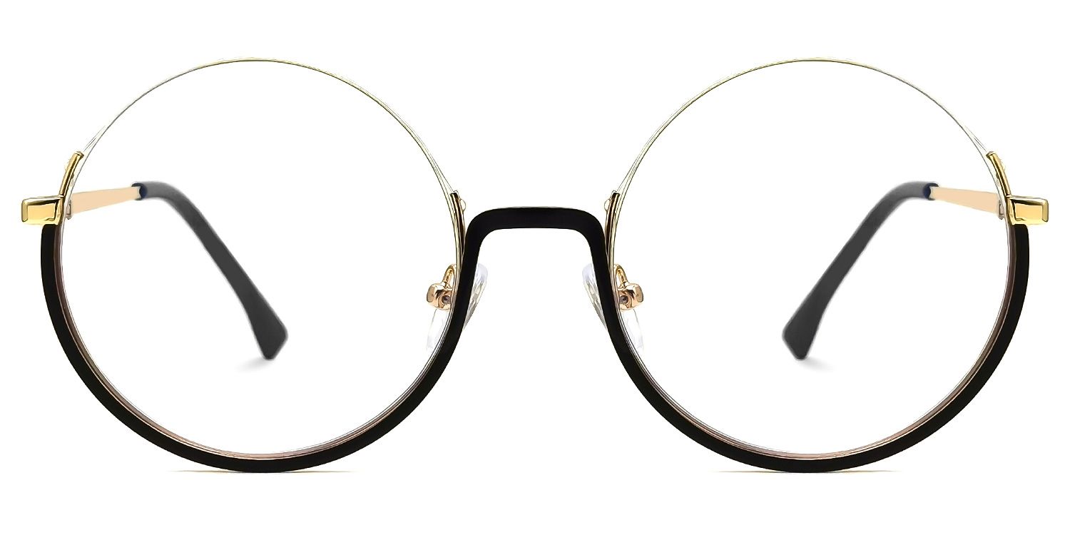 Loaded Round Black Glasses | Zeelool Glasses0