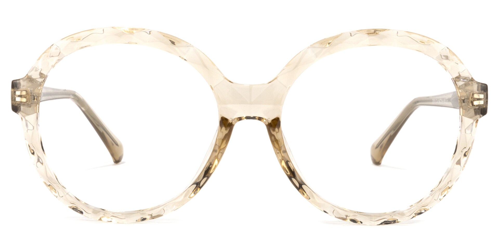 Lila Round Champagne Glasses | Zeelool Glasses0