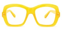 Mckenzie Square Yellow Glasses0