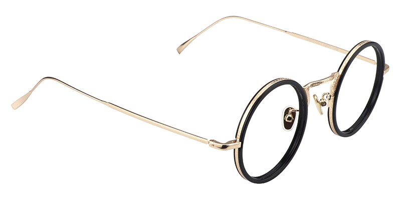 ALIです！ Dixon Round Gray Glasses | Zeelool Glasses
