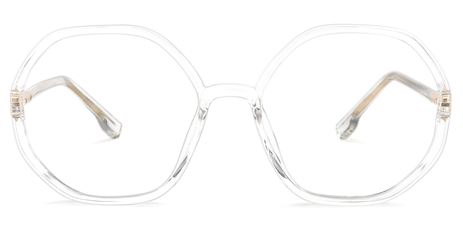 Noelle Geometric Crystal Glasses | Zeelool Glasses0