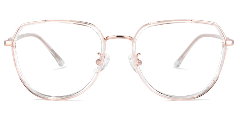 Nash Geometric Crystal Glasses | Zeelool Glasses0