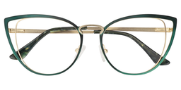 Eras Cateye Green Glasses1