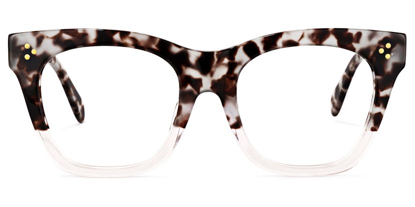 Tandy Rectangle Light-Tortoise Glasses