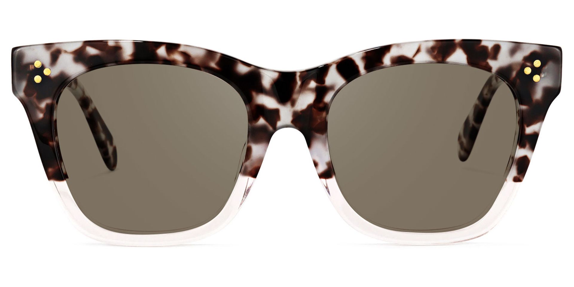 Rectangle Dark Tortoise Glasses | Zeelool Eyeglasses0