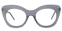Maria Cat-eye Gray Glasses0
