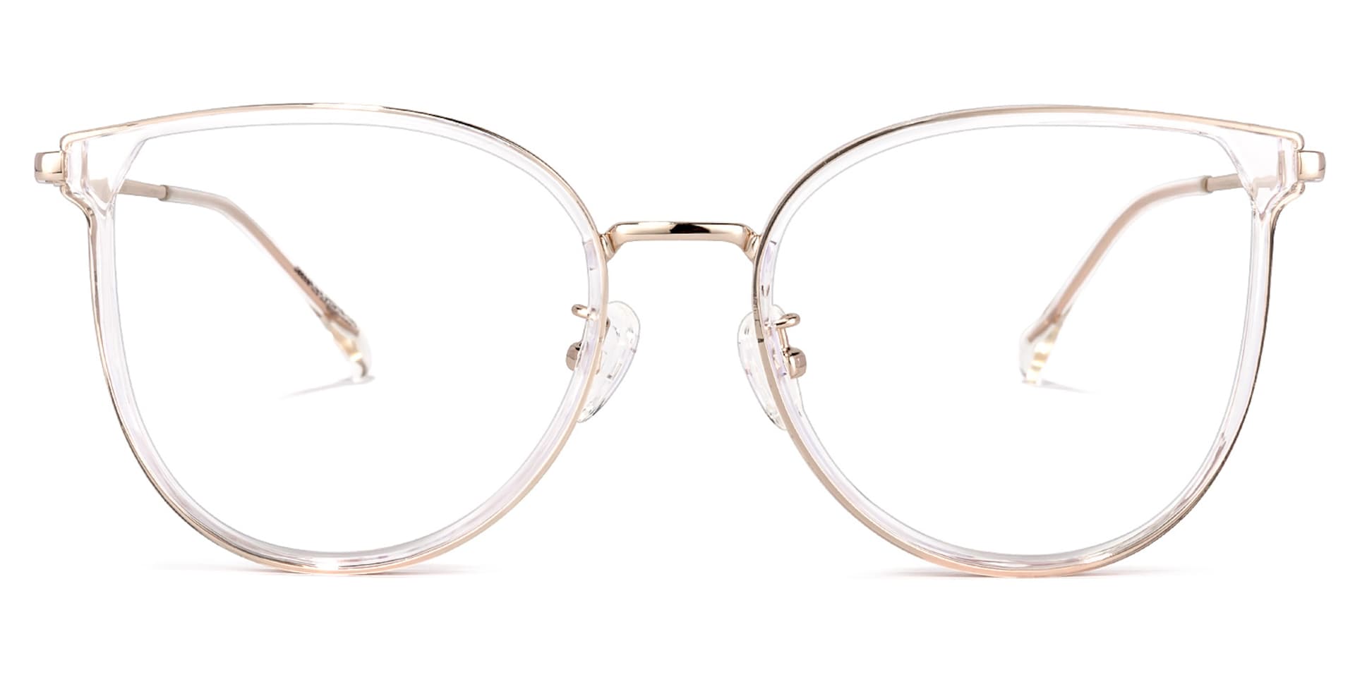 Oakley Round Crystal Glasses and Wide Frames0