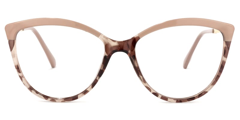 Omari Cateye Cameo-Brown Glasses | Zeelool Glasses0