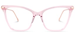 Hilary Butterfly Pink Glasses0