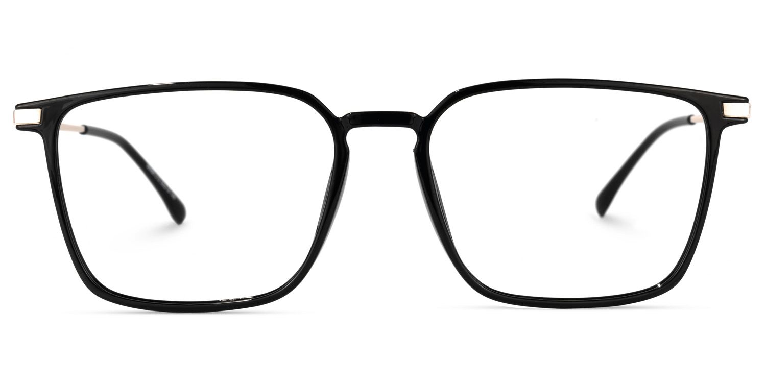 Litisha Square Black Glasses | Zeelool Glasses0