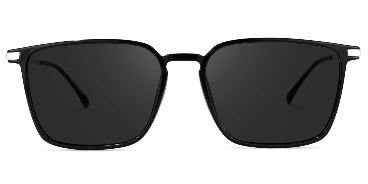 Litisha Square Black sunglasses | Zeelool Glasses0