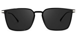 Litisha Square Black sunglasses0