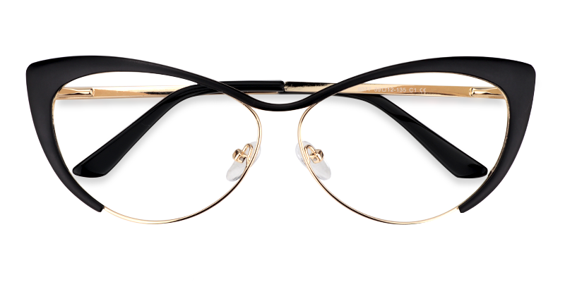 Cateye Black Glasses | ZEELOOL Canada2