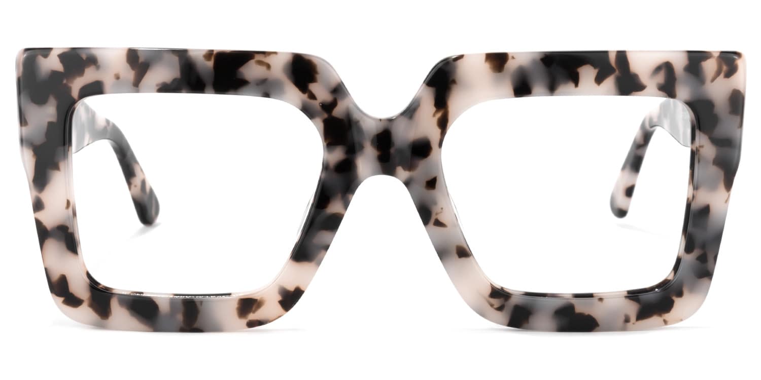 Brandon Square Pink-Floral Glasses | Zeelool Glasses