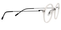 Olga Round White Glasses4