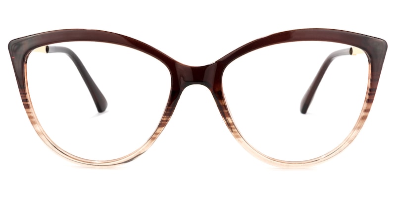 Omari Cateye Tawny Glasses | Zeelool Glasses0