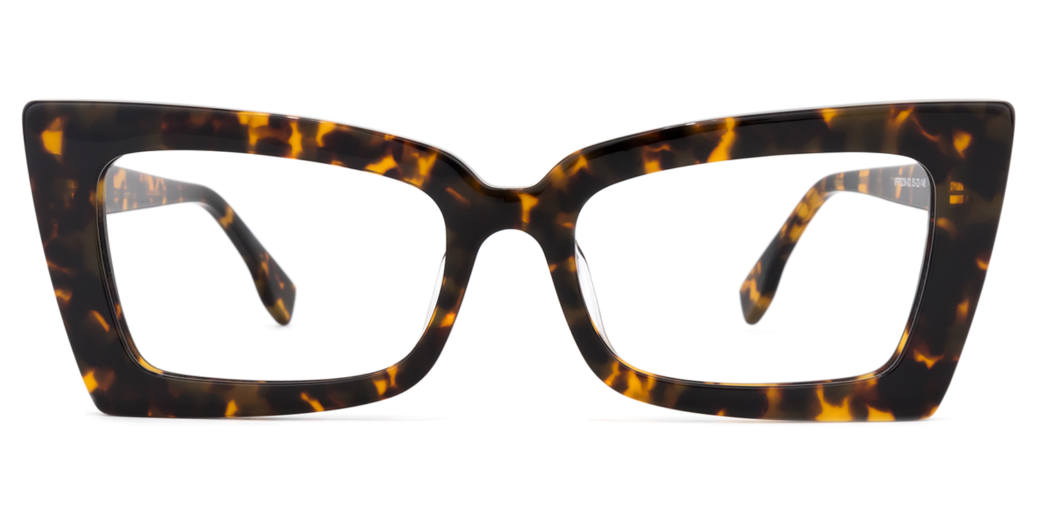 Newell Rectangle Tortoise Eyeglasses | Stylish Eyewear by ZEELOOL0