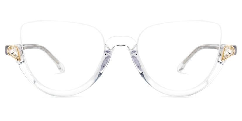 Felicia Cat Eye Crystal Glasses