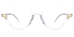 Felicia Cat Eye Clear Glasses 0