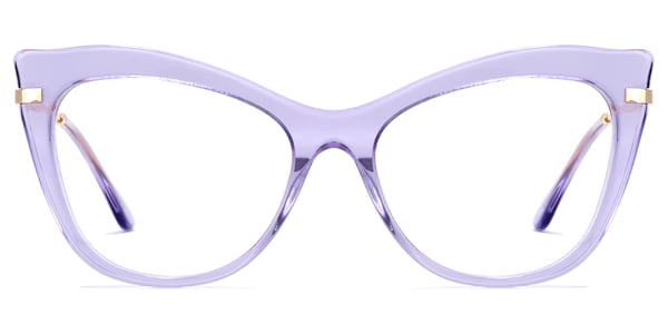 Indira Cat Eye Purple Glasses | Zeelool Glasses
