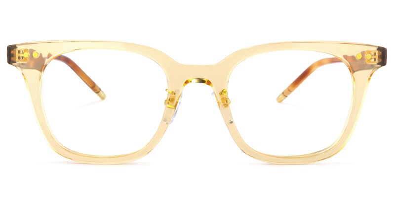 Quinlan Square Earthy-Yellow Glasses | Zeelool Glasses0