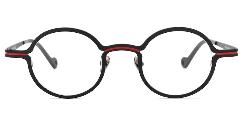 Tobey Round Black Glasses | Zeelool Glasses0